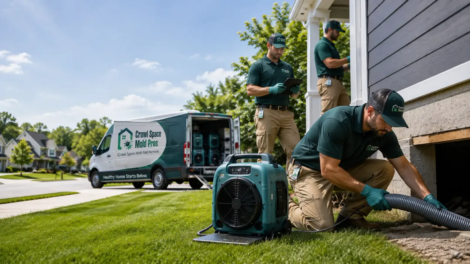 Crawl Space Mold Removal in Corning, KS